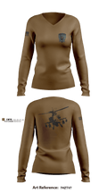 A Co. 1-25 AB 61275281 Women's Long Sleeve V-neck Shirt - 1