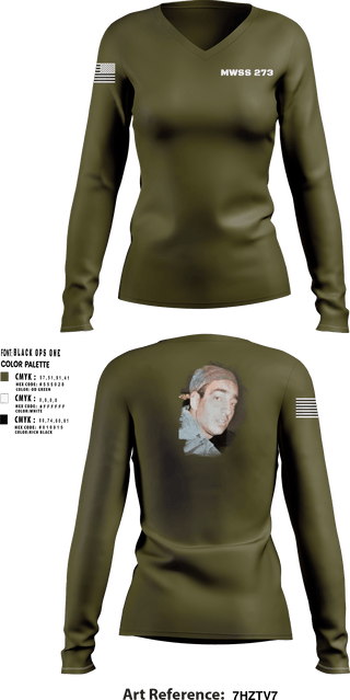 Women's Long Sleeve Vneck Shirt, MWSS 273, Marines, Teamtime, Team time, sublimation, custom sports apparel, team uniforms, spirit wear, spiritwear, sports uniforms, custom shirts, team store, custom team store, fundraiser sports, apparel fundraiser