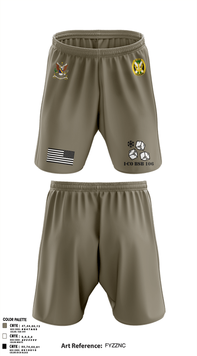 1-155th Dixie Thunder 83572891 Athletic Shorts With Pockets - 7