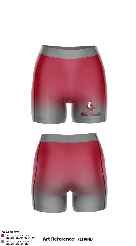 Women's Compression Shorts, Friends University Tennis, Tennis, Teamtime, Team time, sublimation, custom sports apparel, team uniforms, spirit wear, spiritwear, sports uniforms, custom shirts, team store, custom team store, fundraiser sports, apparel fundraiser