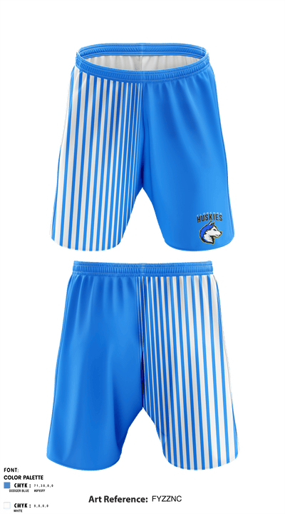 Florence High School Volleyball 47993172 Athletic Shorts With Pockets - 1