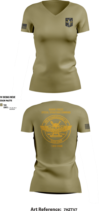 Women's Short Sleeve Vneck Shirt, , Marines, Teamtime, Team time, sublimation, custom sports apparel, team uniforms, spirit wear, spiritwear, sports uniforms, custom shirts, team store, custom team store, fundraiser sports, apparel fundraiser