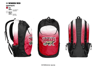 Gear Bag, E A Cox Middle School Volleyball, Men's Volleyball, Teamtime, Team time, sublimation, custom sports apparel, team uniforms, spirit wear, spiritwear, sports uniforms, custom shirts, team store, custom team store, fundraiser sports, apparel fundraiser