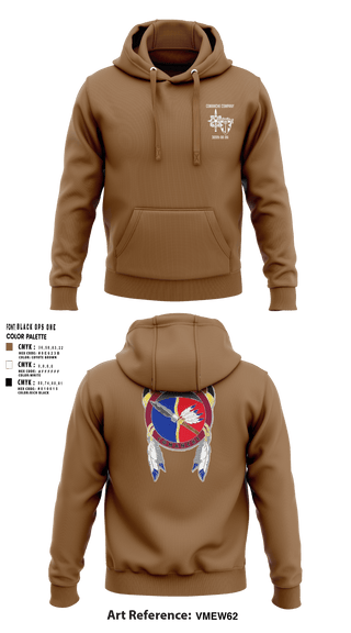 Hoodie, Comanche, 309th MI BN, , Teamtime, Team time, sublimation, custom sports apparel, team uniforms, spirit wear, spiritwear, sports uniforms, custom shirts, team store, custom team store, fundraiser sports, apparel fundraiser