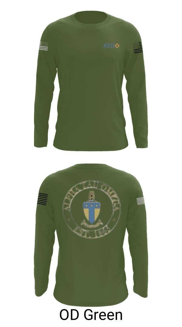 Long Sleeve Performance Shirt, , Army, Teamtime, Team time, sublimation, custom sports apparel, team uniforms, spirit wear, spiritwear, sports uniforms, custom shirts, team store, custom team store, fundraiser sports, apparel fundraiser