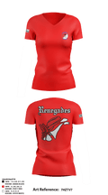 Renegades 84834398 Women's Short Sleeve V-neck Shirt - 8