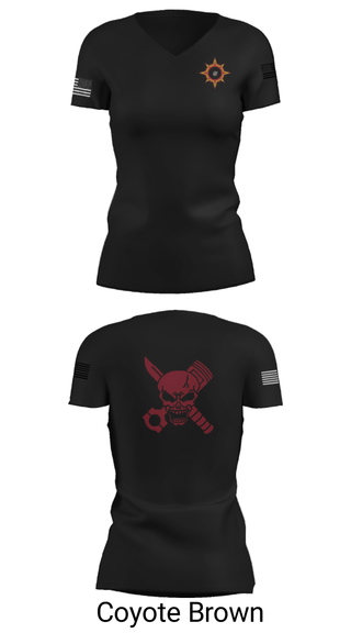 Women's Short Sleeve Vneck Shirt, , Marines, Teamtime, Team time, sublimation, custom sports apparel, team uniforms, spirit wear, spiritwear, sports uniforms, custom shirts, team store, custom team store, fundraiser sports, apparel fundraiser