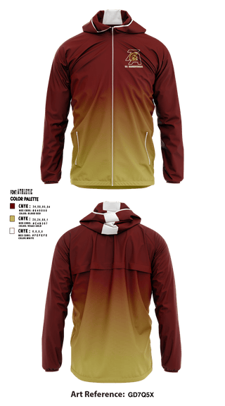 Windbreaker, Thornton Academy, Spirit Store, Teamtime, Team time, sublimation, custom sports apparel, team uniforms, spirit wear, spiritwear, sports uniforms, custom shirts, team store, custom team store, fundraiser sports, apparel fundraiser