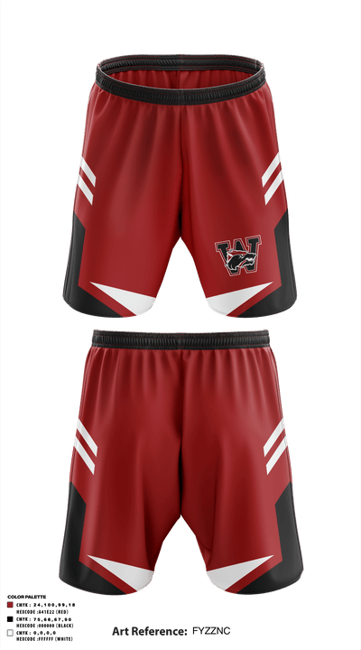 Wichita Falls High School Golf 85972251 Athletic Shorts With Pockets - 1