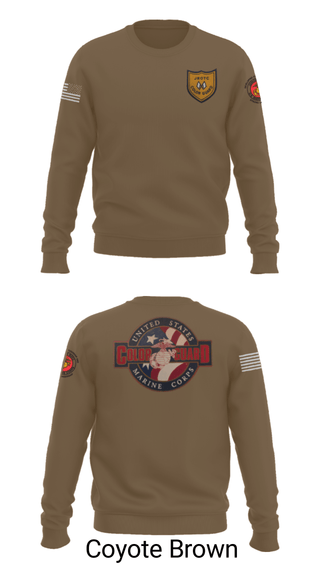 Crew Neck Sweatshirt, , Marines, Teamtime, Team time, sublimation, custom sports apparel, team uniforms, spirit wear, spiritwear, sports uniforms, custom shirts, team store, custom team store, fundraiser sports, apparel fundraiser