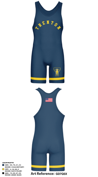 Wrestling Singlet, Trenton high school wrestling, Wrestling, Teamtime, Team time, sublimation, custom sports apparel, team uniforms, spirit wear, spiritwear, sports uniforms, custom shirts, team store, custom team store, fundraiser sports, apparel fundraiser