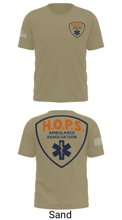 HOPS EMS 88989109 Short Sleeve Performance Shirt - 36