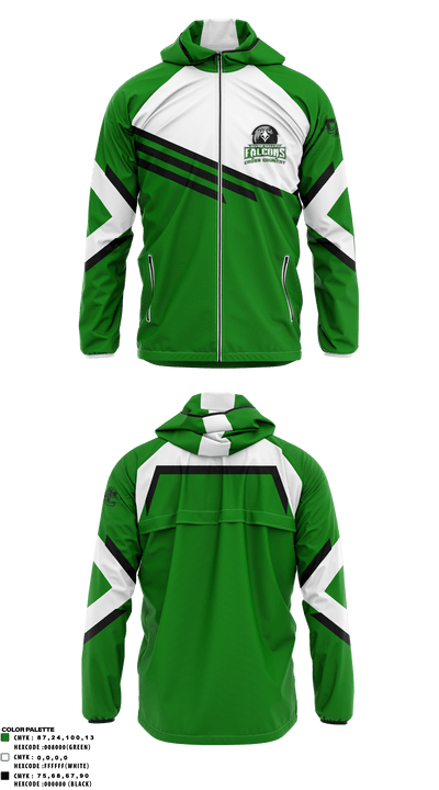 River Valley High School Cross Country 25794747 Windbreaker - 3