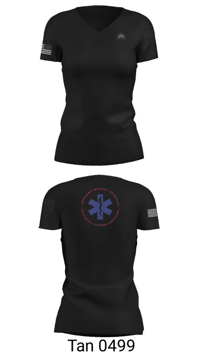 Postfontaine Medical 17094937 Women's Short Sleeve V-neck Shirt - 23