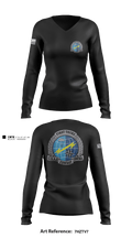 Combat Control 52172419 Women's Long Sleeve V-neck Shirt - 1