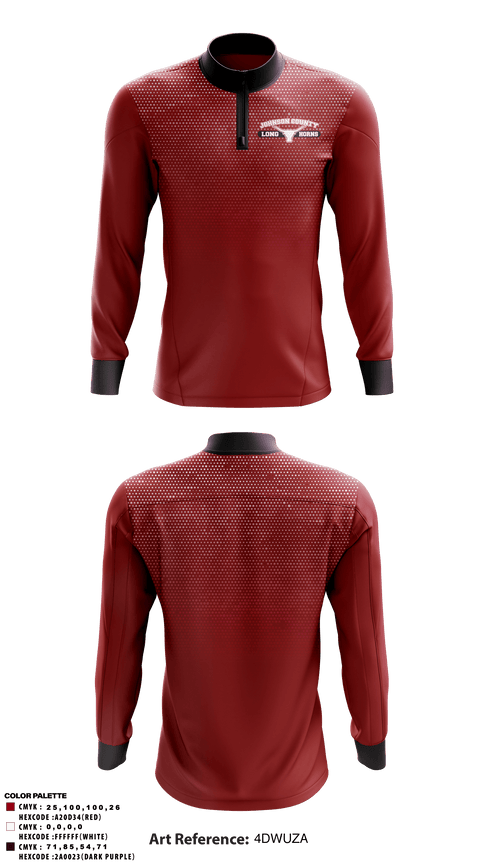 Quarter Zip Jacket, JOHNSON COUNTY LONGHORNSPOLICE, Wrestling, Teamtime, Team time, sublimation, custom sports apparel, team uniforms, spirit wear, spiritwear, sports uniforms, custom shirts, team store, custom team store, fundraiser sports, apparel fundraiser