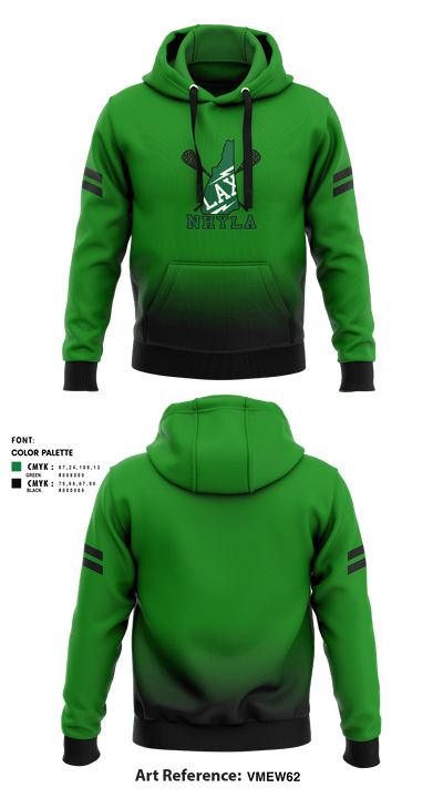 New Hampshire Youth Lacrosse Association 35020544 Hoodie - 1