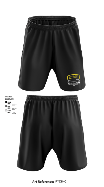 Air Assault School 23379005 Athletic Shorts With Pockets - 1