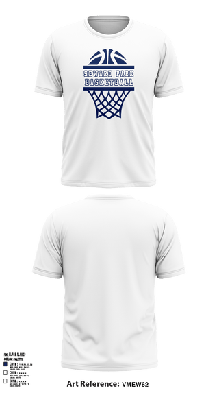 Short Sleeve Performance Shirt, Seward Park Campus Basketball, Men's Basketball, Teamtime, Team time, sublimation, custom sports apparel, team uniforms, spirit wear, spiritwear, sports uniforms, custom shirts, team store, custom team store, fundraiser sports, apparel fundraiser
