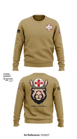 Crew Neck Sweatshirt, WBAMCAlpha Company, WBAMC, Softball, Teamtime, Team time, sublimation, custom sports apparel, team uniforms, spirit wear, spiritwear, sports uniforms, custom shirts, team store, custom team store, fundraiser sports, apparel fundraiser