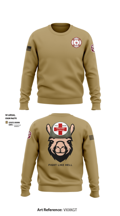 Alpha Company, WBAMC 94187438 Crew Neck Sweatshirt - 3
