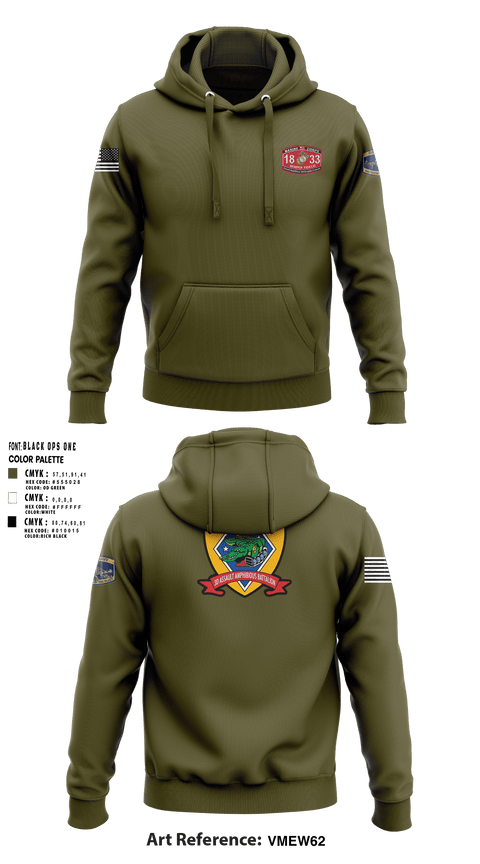 Hoodie, 3rd AAV 1st Marines DivAmphibious assault, vehicle,, Marines, Teamtime, Team time, sublimation, custom sports apparel, team uniforms, spirit wear, spiritwear, sports uniforms, custom shirts, team store, custom team store, fundraiser sports, apparel fundraiser