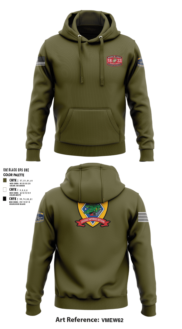 Hoodie, 3rd AAV 1st Marines DivAmphibious assault, vehicle,, Marines, Teamtime, Team time, sublimation, custom sports apparel, team uniforms, spirit wear, spiritwear, sports uniforms, custom shirts, team store, custom team store, fundraiser sports, apparel fundraiser