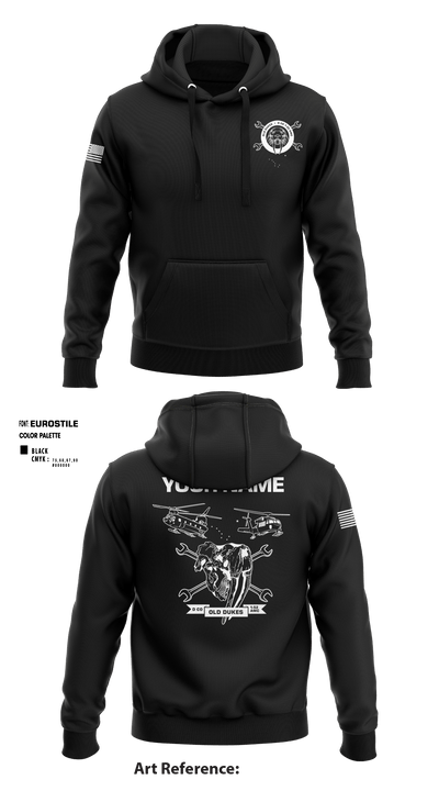 D Co 1-52 AVN REGT 67961627 Hoodie - 5