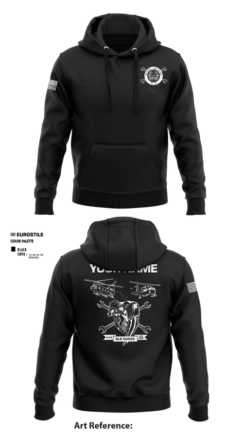 Hoodie, D Co 2-13th AVN REGT, , Teamtime, Team time, sublimation, custom sports apparel, team uniforms, spirit wear, spiritwear, sports uniforms, custom shirts, team store, custom team store, fundraiser sports, apparel fundraiser