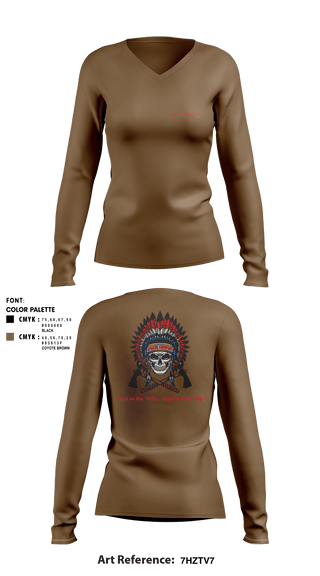 Women's Long Sleeve Vneck Shirt, B Co 309th MI BN, Army, Teamtime, Team time, sublimation, custom sports apparel, team uniforms, spirit wear, spiritwear, sports uniforms, custom shirts, team store, custom team store, fundraiser sports, apparel fundraiser