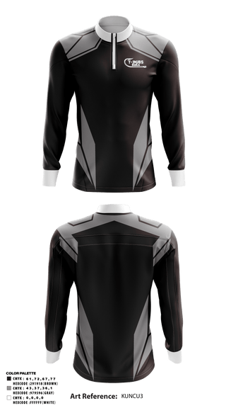 Quarter Zip Jacket, TDubs Baits, , Teamtime, Team time, sublimation, custom sports apparel, team uniforms, spirit wear, spiritwear, sports uniforms, custom shirts, team store, custom team store, fundraiser sports, apparel fundraiser