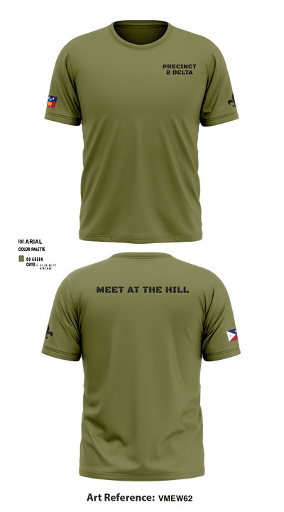 Precinct 2 Delta 41159276 Short Sleeve Performance Shirt - 2