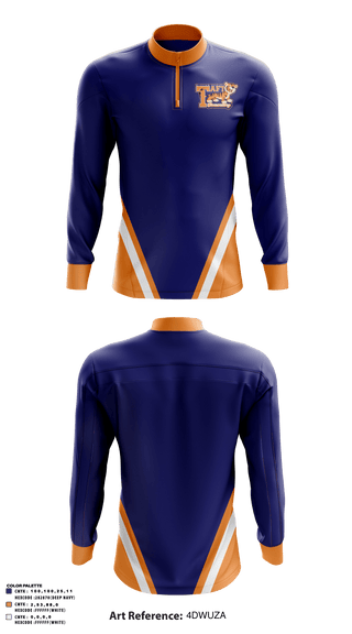 Quarter Zip Jacket, William Howard Taft Elementary School, Spirit Store, Teamtime, Team time, sublimation, custom sports apparel, team uniforms, spirit wear, spiritwear, sports uniforms, custom shirts, team store, custom team store, fundraiser sports, apparel fundraiser