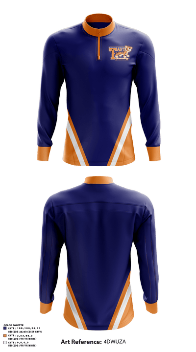 William Howard Taft Elementary School 54878145 Quarter Zip Jacket - 26
