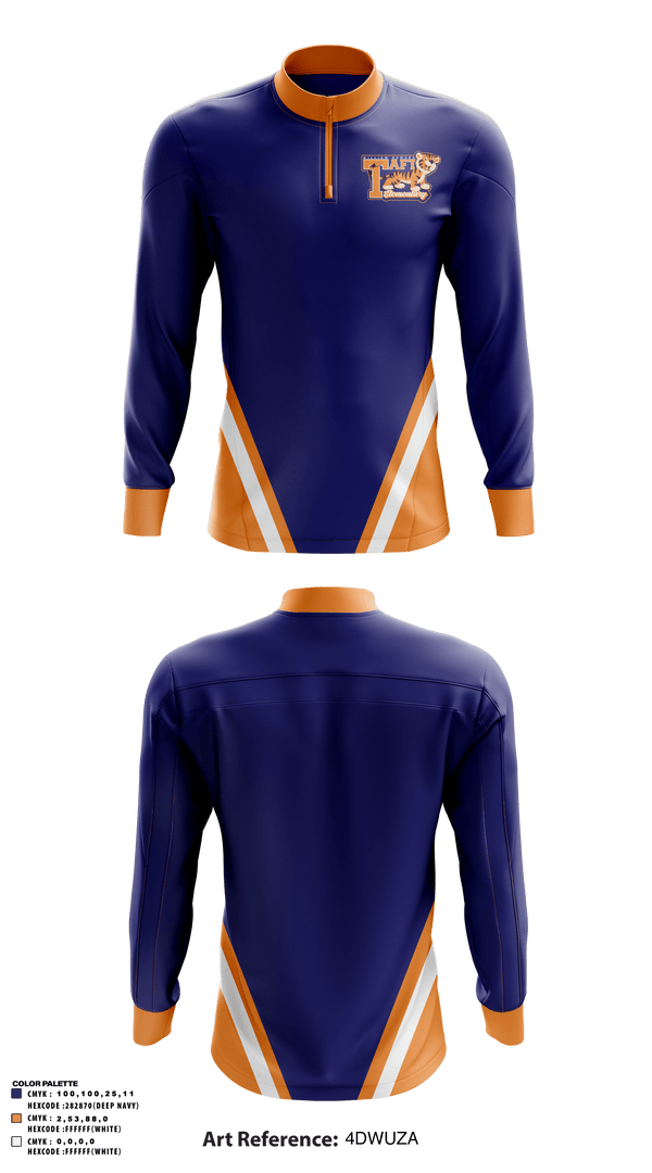 Quarter Zip Jacket, William Howard Taft Elementary School, Spirit Store, Teamtime, Team time, sublimation, custom sports apparel, team uniforms, spirit wear, spiritwear, sports uniforms, custom shirts, team store, custom team store, fundraiser sports, apparel fundraiser