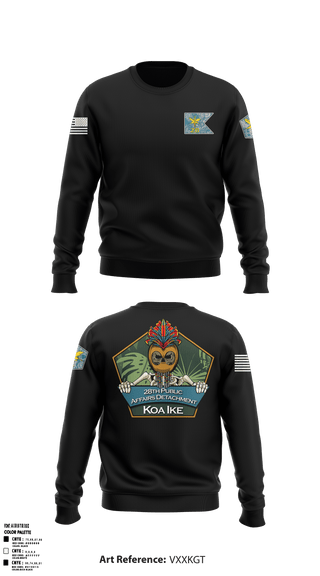 Crew Neck Sweatshirt, CJTF-OIR PAO, Army, Teamtime, Team time, sublimation, custom sports apparel, team uniforms, spirit wear, spiritwear, sports uniforms, custom shirts, team store, custom team store, fundraiser sports, apparel fundraiser