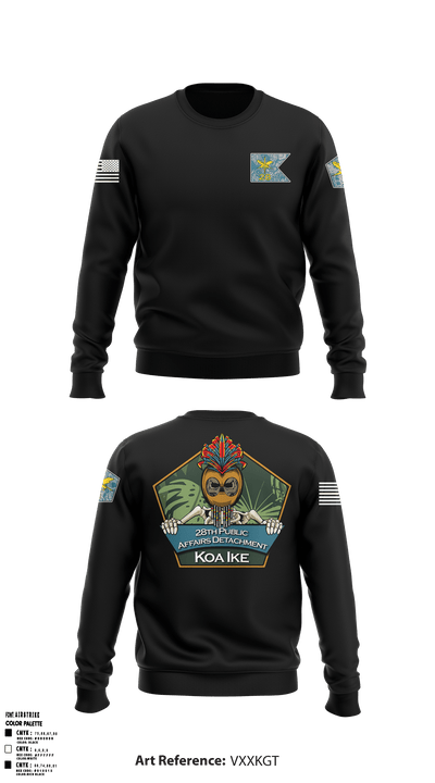 28th Public Affairs Detachment 51689522 Crew Neck Sweatshirt - 1