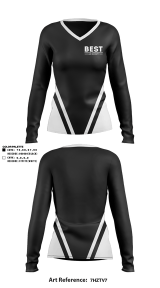 Women's Long Sleeve Vneck Shirt, BEST (bail enforcement street team) fugitive apprehension and security, , Teamtime, Team time, sublimation, custom sports apparel, team uniforms, spirit wear, spiritwear, sports uniforms, custom shirts, team store, custom team store, fundraiser sports, apparel fundraiser