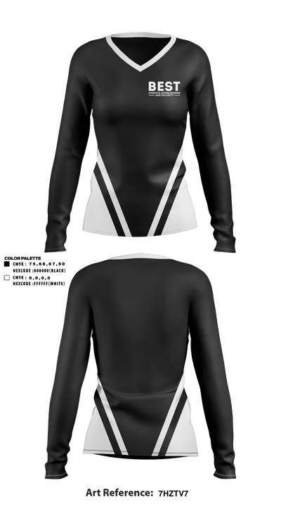 BEST (bail enforcement street team) fugitive apprehension and security 21875415 Women's Long Sleeve V-neck Shirt - 1