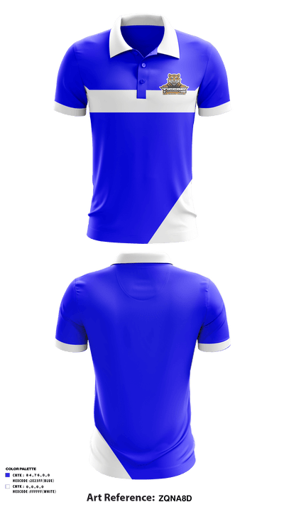 B. F. Liddell Middle 87904810 Short Sleeve Performance Polo - 1