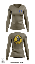 E 501st 1 AD, CAB AVMX 41273123 Women's Long Sleeve V-neck Shirt - 5