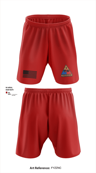 Athletic Shorts With Pockets, CSC 1/32 Armor “Bandits”, , Teamtime, Team time, sublimation, custom sports apparel, team uniforms, spirit wear, spiritwear, sports uniforms, custom shirts, team store, custom team store, fundraiser sports, apparel fundraiser
