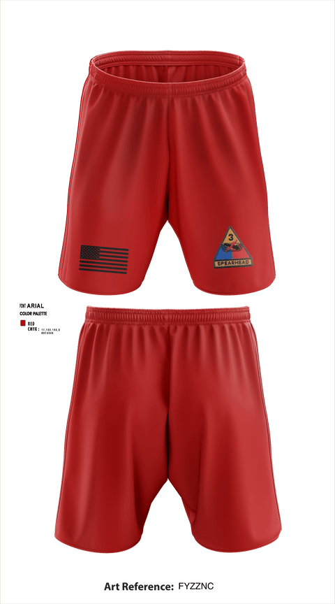 Athletic Shorts With Pockets, CSC 1/32 Armor “Bandits”, , Teamtime, Team time, sublimation, custom sports apparel, team uniforms, spirit wear, spiritwear, sports uniforms, custom shirts, team store, custom team store, fundraiser sports, apparel fundraiser
