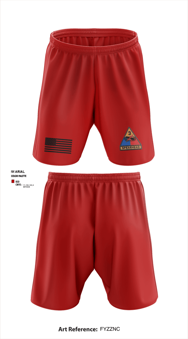 Athletic Shorts With Pockets, CSC 1/32 Armor “Bandits”, , Teamtime, Team time, sublimation, custom sports apparel, team uniforms, spirit wear, spiritwear, sports uniforms, custom shirts, team store, custom team store, fundraiser sports, apparel fundraiser