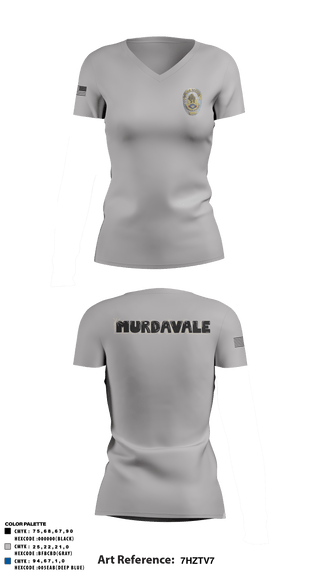 Women's Short Sleeve Vneck Shirt, , Police, Teamtime, Team time, sublimation, custom sports apparel, team uniforms, spirit wear, spiritwear, sports uniforms, custom shirts, team store, custom team store, fundraiser sports, apparel fundraiser