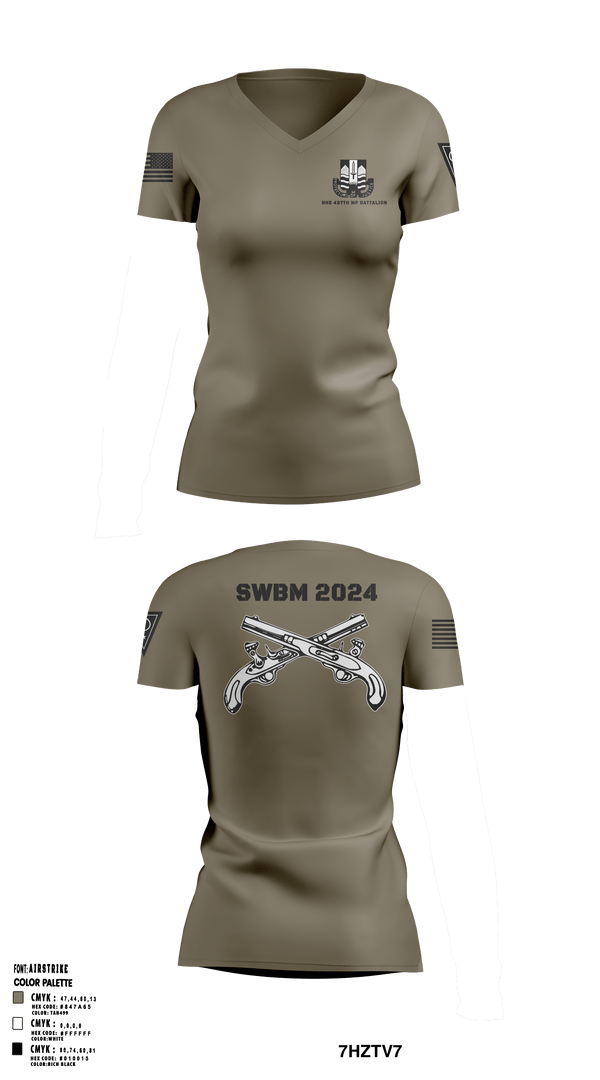 Women's Short Sleeve Vneck Shirt, , National Guard, Teamtime, Team time, sublimation, custom sports apparel, team uniforms, spirit wear, spiritwear, sports uniforms, custom shirts, team store, custom team store, fundraiser sports, apparel fundraiser