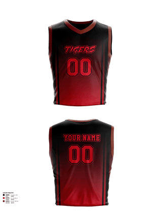 Mens Reversible Basketball Jersey, Tigers, Men's Basketball, Teamtime, Team time, sublimation, custom sports apparel, team uniforms, spirit wear, spiritwear, sports uniforms, custom shirts, team store, custom team store, fundraiser sports, apparel fundraiser