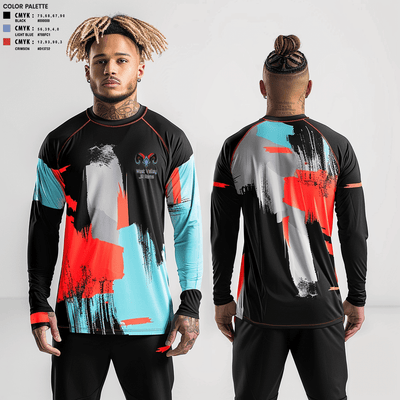 West Valley JR Rams 58336330 Long Sleeve Performance Shirt - 2