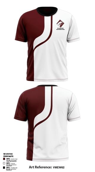 Short Sleeve Performance Shirt, Altoona Area Junior High School Basketball, Men's Basketball, Teamtime, Team time, sublimation, custom sports apparel, team uniforms, spirit wear, spiritwear, sports uniforms, custom shirts, team store, custom team store, fundraiser sports, apparel fundraiser