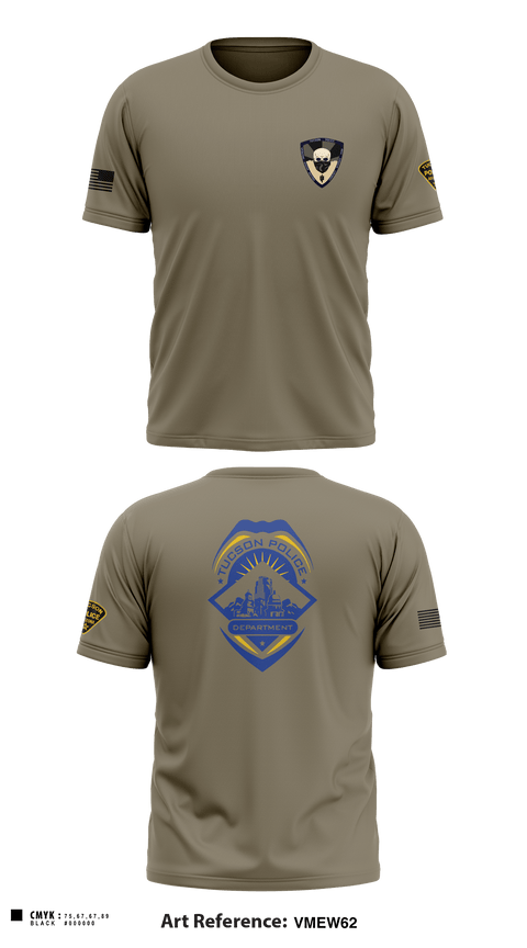 Short Sleeve Performance Shirt, , Police, Teamtime, Team time, sublimation, custom sports apparel, team uniforms, spirit wear, spiritwear, sports uniforms, custom shirts, team store, custom team store, fundraiser sports, apparel fundraiser